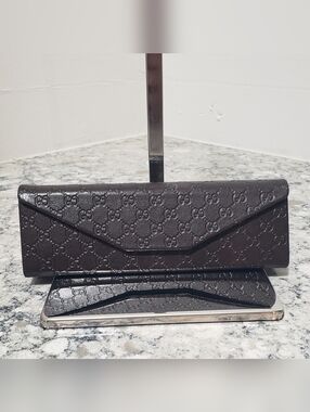 Gucci Guccissima Logo Pattern Embossed Glass Case